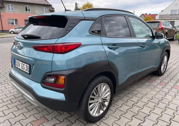 Hyundai Kona cena 68000 przebieg: 15000, rok produkcji 2018 z Kutno małe 106